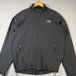 The North Face Apex Softshell Jacket Black Full Zip Men's L G Adventure Outdoor